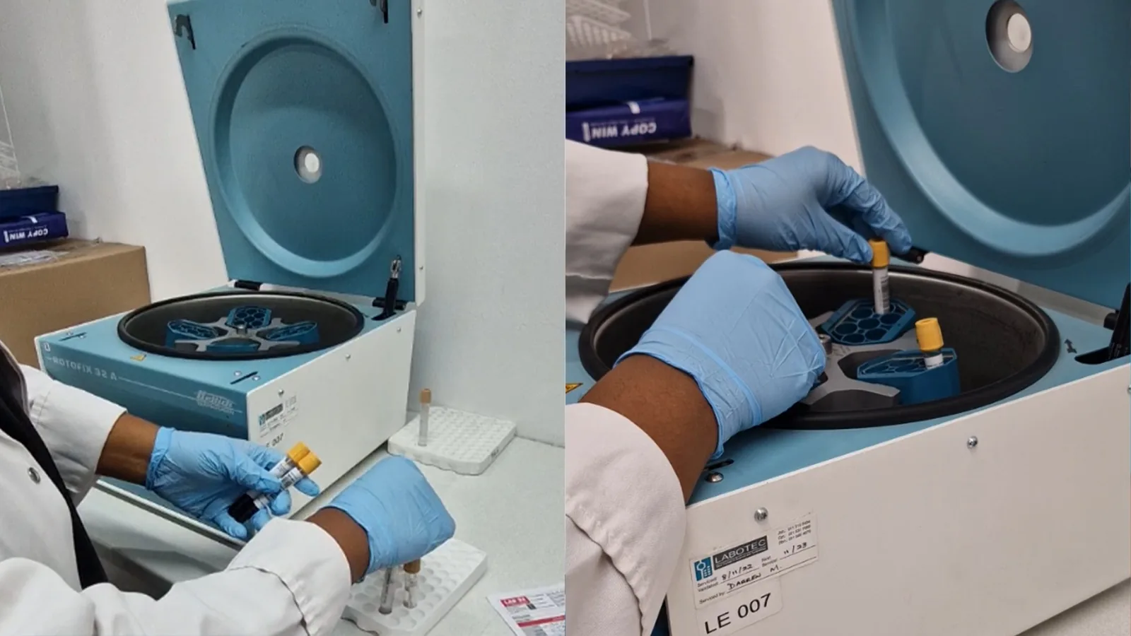 Lab 24 blood sample preparation