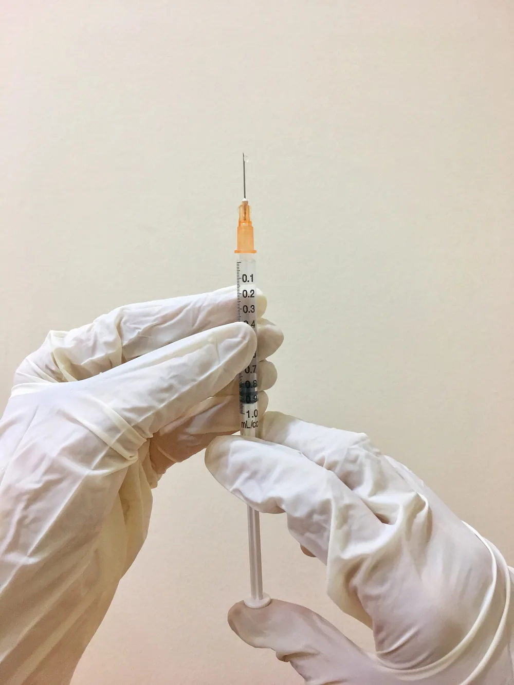 Scientist performing immunology testing